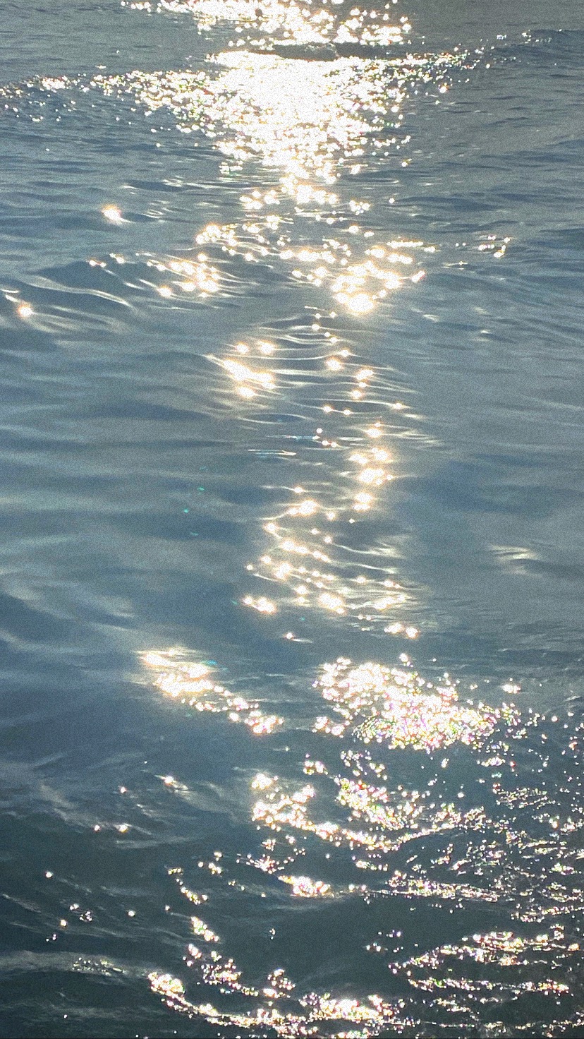 light reflecting on water